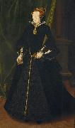 Hans Eworth wife of Sir Henry Sidney France oil painting artist